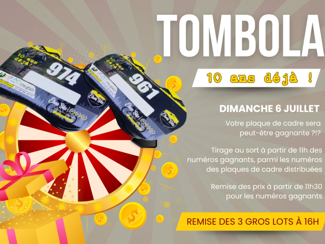 Red and Yellow Illustrated Raffle Contest Poster
